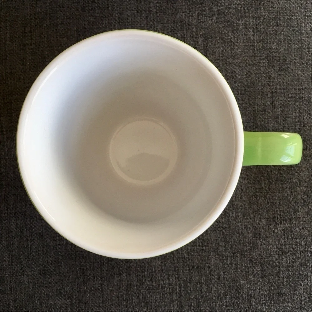 Oversized Spring Green Coffee Mug, 16 oz